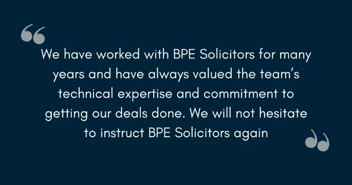BPE Solicitors acts for Totally plc on latest multi-million pound acquisition