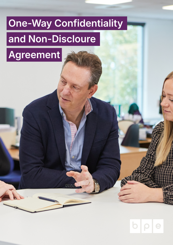 One-Way Confidentiality and Non-Disclosure Agreement